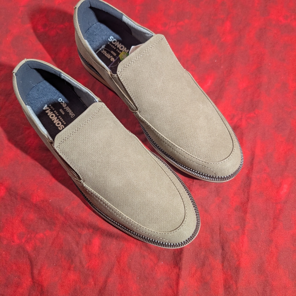 Sonoma Men's Tan Slip-On Shoes